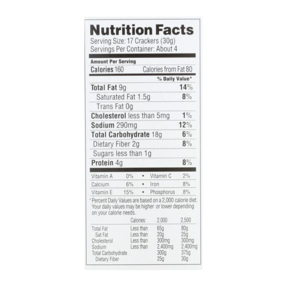 Simple Mills Farmhouse Cheddar Almond Flour Crackers, Case Of 6, 4.25 Oz. - Image 3