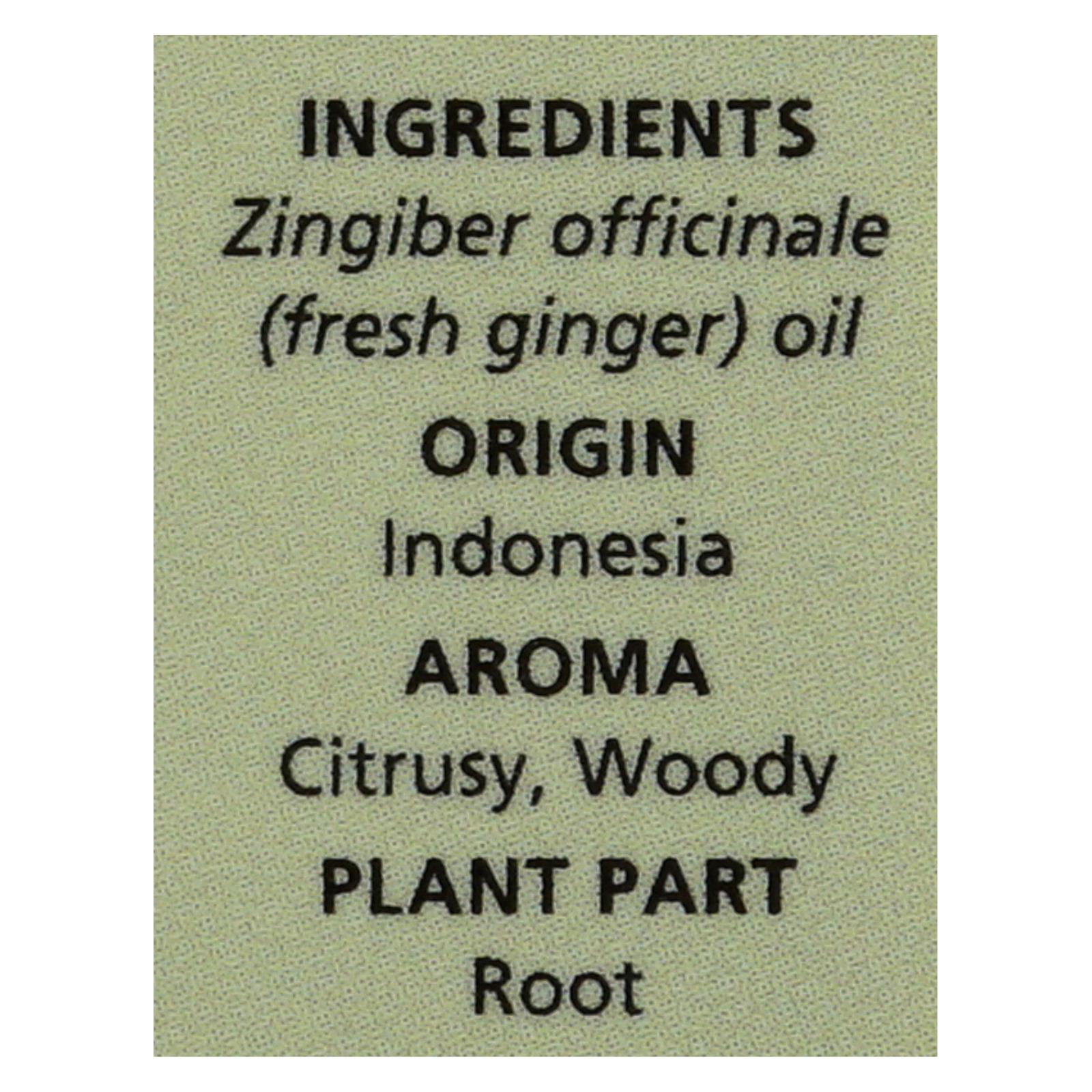 Aura Cacia, Essential Oil, Fresh Ginger, 0.5 Oz. - Image 2