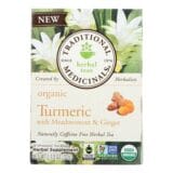 Traditional Medicinals Organic Herbal Tea, Ginger, Case Of 6, 16 Count