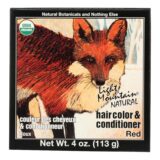 Light Mountain Organic Hair Color And Conditioner, Red, 4 Oz