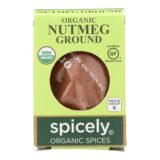 Spicely Organics, Organic Nutmeg, Ground, Case Of 6, 0.4 Oz.