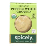 Spicely Organics, Organic Peppercorn, White Ground, Case Of 6, 0.45 Oz.
