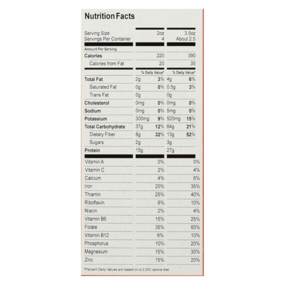 Chickapea Pasta, Pasta, Shells, Case Of 6, 8 Oz. - Image 3