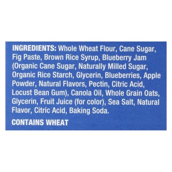 Nature's Bakery Stone Ground Whole Wheat Fig Bar, Blueberry, Case Of 6, 2 Oz. - Image 3