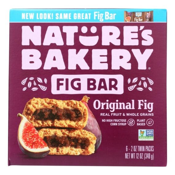 Nature's Bakery Stone Ground Whole Wheat Fig Bar, Original, Case Of 6, 2 Oz.