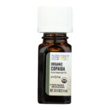 Aura Cacia, Essential Oil, Copaiba, Case Of 1, .25 Fl Oz.