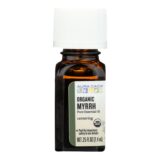 Aura Cacia, Essential Oil, Myrrh, Case Of 1, .25 Fl Oz.