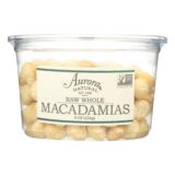 Aurora Natural Products, Raw Whole Macadamias, Case Of 12, 8 Oz.