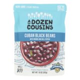 A Dozen Cousins, Ready To Eat Beans, Cuban Black, Case Of 6, 10 Oz.