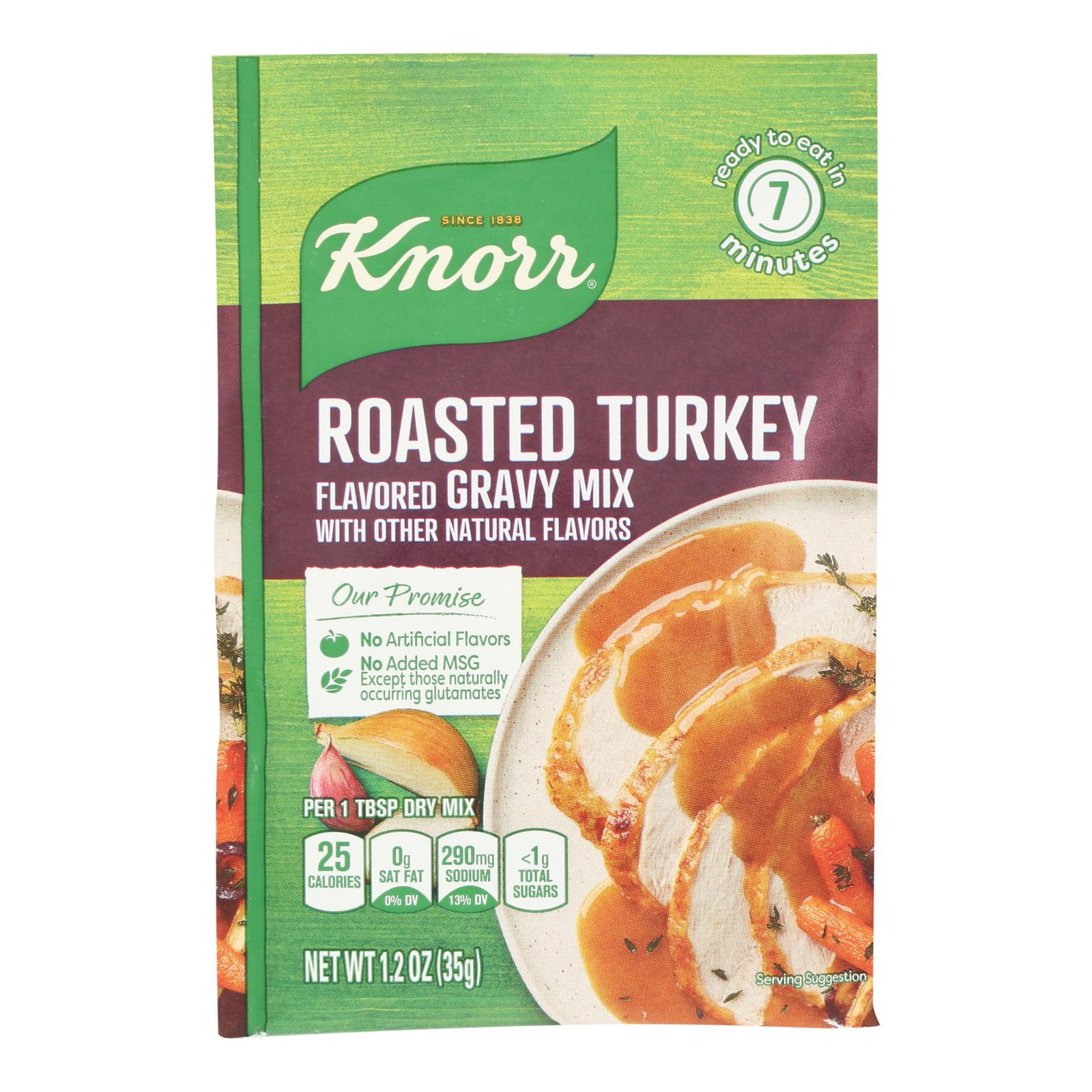 Knorr Gravy Mix, Roasted Turkey Flavored, 1.2 Oz, Case Of 12