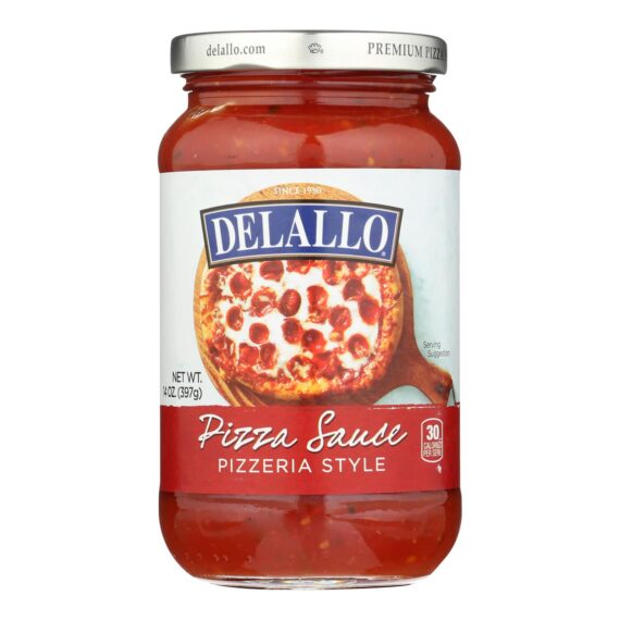 Delallo Fancy Pizza Sauce , Case Of 12, 14 Fz