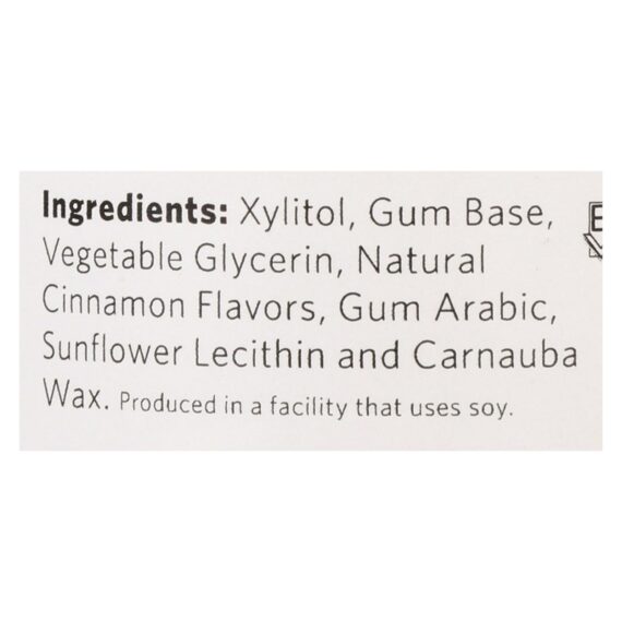 Xylichew Gum, Cinnamon, Jar, 60 Pieces, 1 Case - Image 2