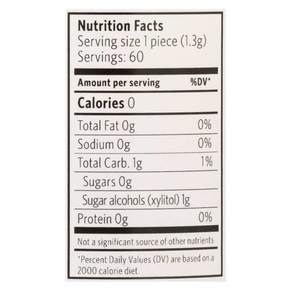 Xylichew Gum, Cinnamon, Jar, 60 Pieces, 1 Case - Image 3