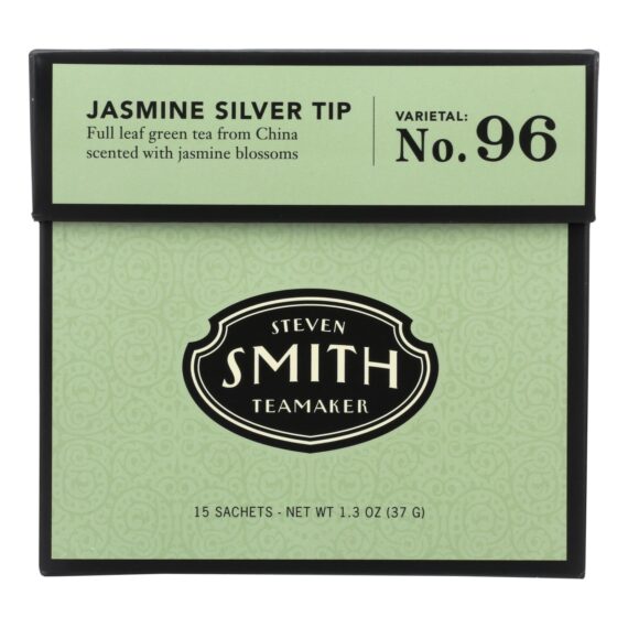 Smith Teamaker Green Tea, Jasmine Slvr Tp, Case Of 6, 15 Bags - Image 2