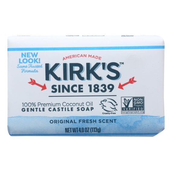 Kirk's Natural Original Castile Soap, 4 Oz - Image 2