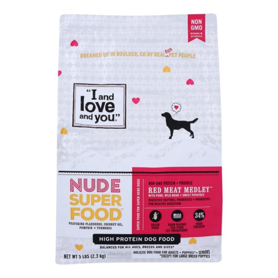 I And Love And You Red Meat Medley, Grain Free, Case Of 3, 5 Lb.