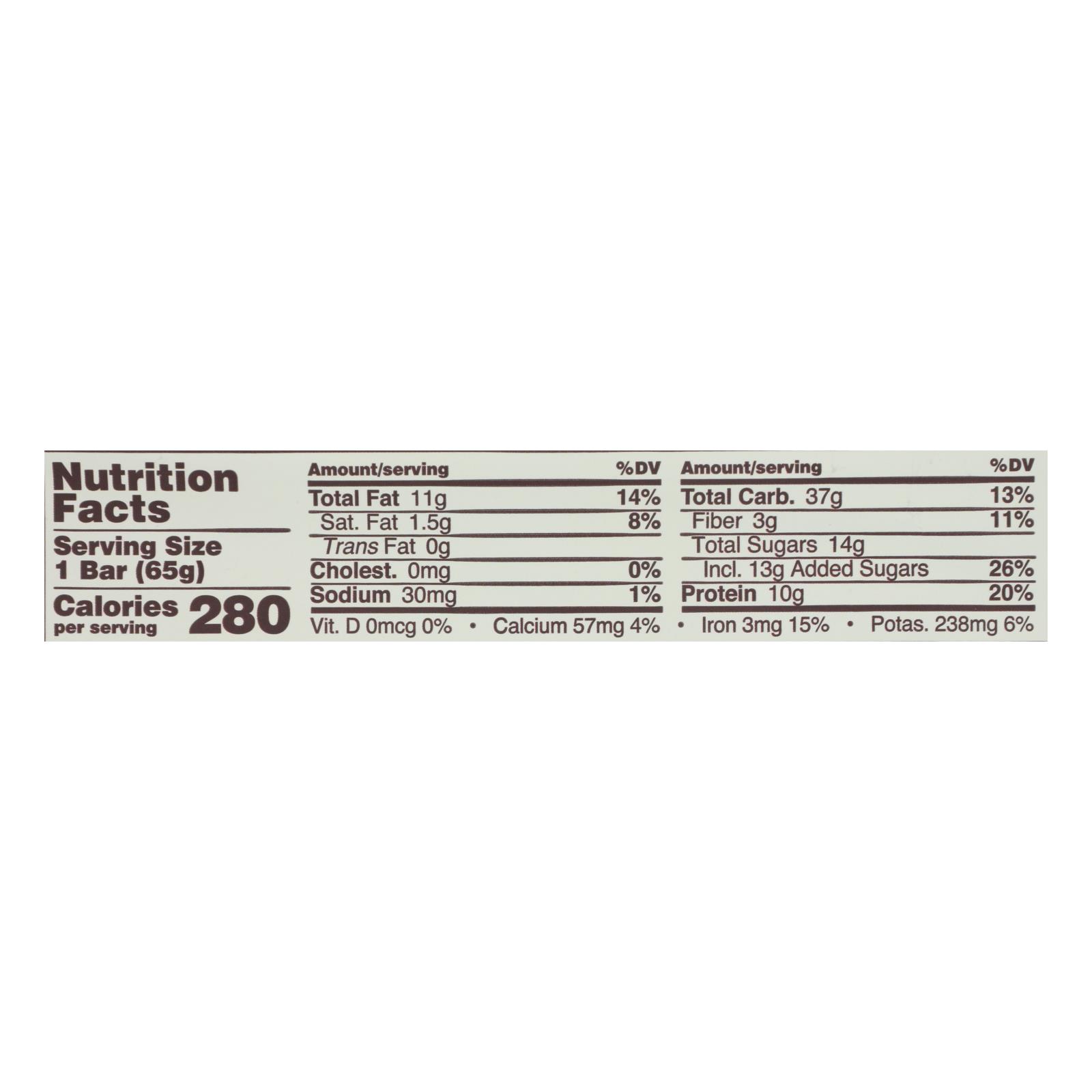 Gomacro Bar, Organic, Dark Chocolate, Almonds, Case Of 12, 2.3 Oz - Image 2
