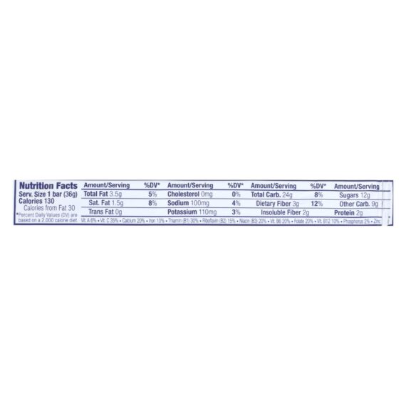 Clif Bar Zbar, Organic Chocolate Chip, Case Of 18, 1.27 Oz - Image 3