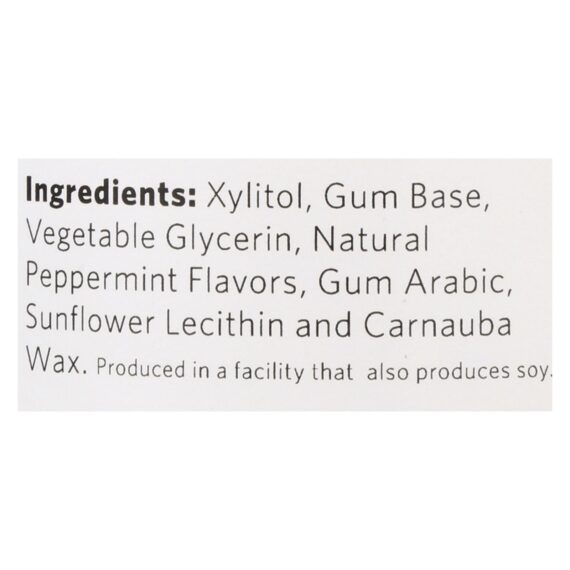 Xylichew Chewing Gum, Sugar Free Peppermint, 60 Piece Jar, Case Of 4 - Image 2