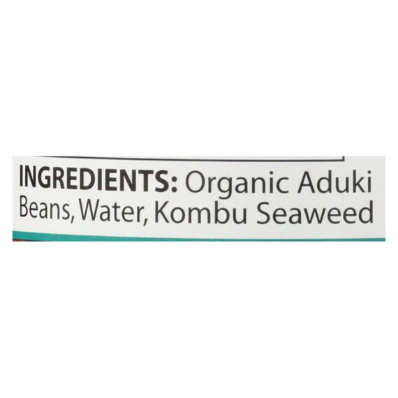 Eden Foods Organic Aduki Beans, Case Of 12, 15 Oz. - Image 3