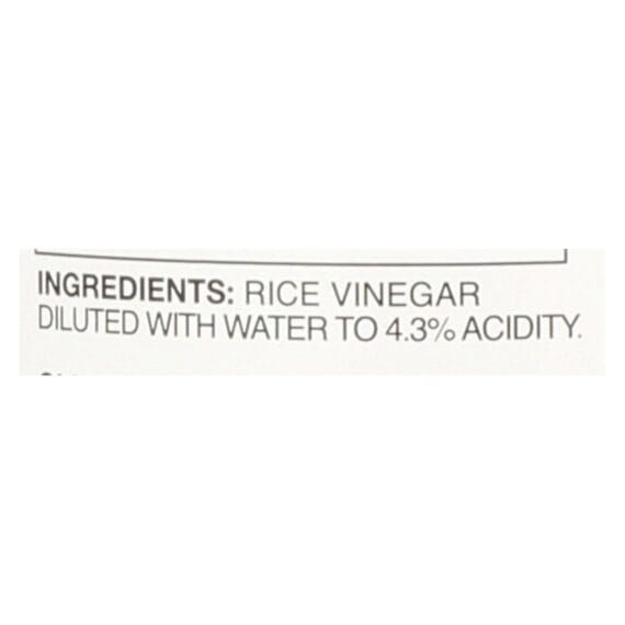 Marukan Rice Vinegar, Genuine Brewed, Case Of 6, 12 Fl Oz. - Image 3