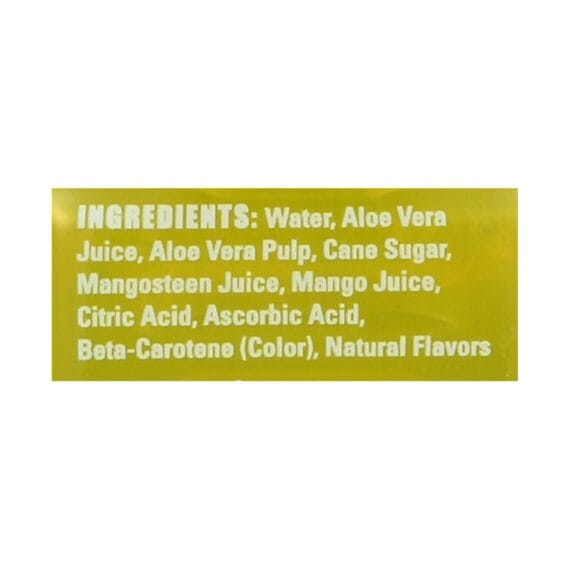 Alo Original Allure Aloe Vera Juice Drink, Mangosteen And Mango, Case Of 12, 16.9 Fl Oz. - Image 3