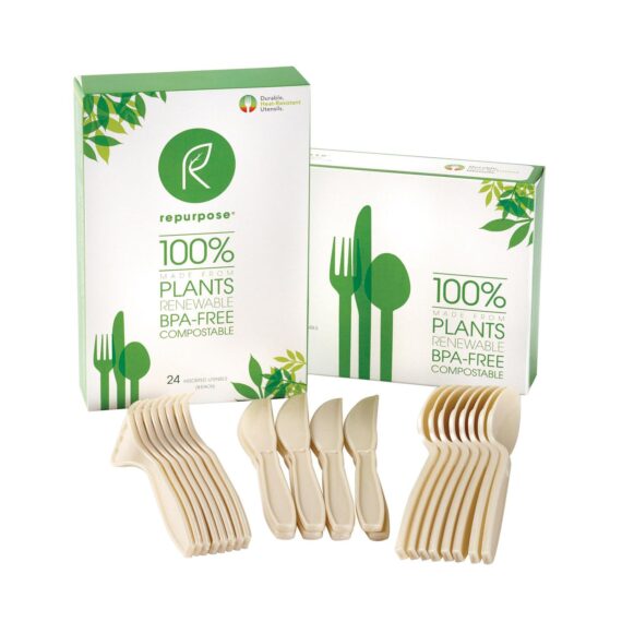 Repurpose Plant Base High Heat Utensils Set, Case Of 20, 24 Count - Image 2