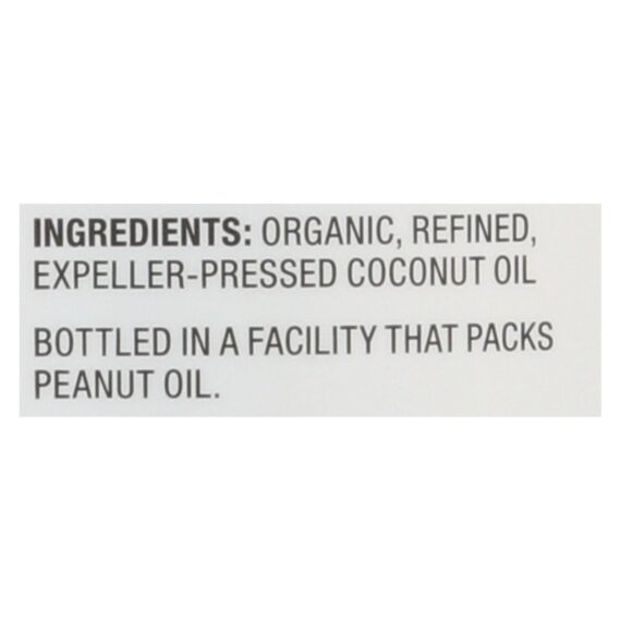 Nutiva Organic Coconut Oil, Refined, Case Of 6, 23 Fl Oz. - Image 2