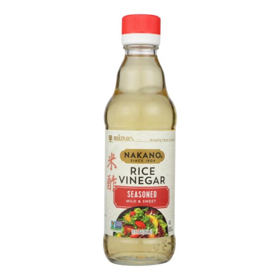 Nakano Seasoned Rice Vinegar, Case Of 6, 12 Fl Oz.