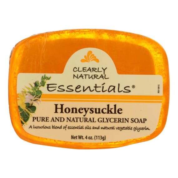 Clearly Natural Glycerine Bar Soap Honeysuckle, 4 Oz