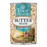 Eden Foods Butter Beans Organic, Case Of 12, 15 Oz.