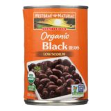 Westbrae Foods Organic Black Beans, Case Of 12, 15 Oz.