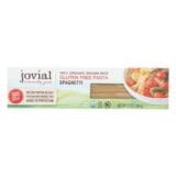 Jovial, Pasta, Organic, Brown Rice, Spaghetti, 12 Oz, Case Of 12