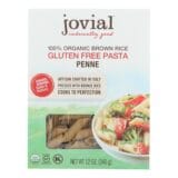 Jovial, Pasta, Organic, Brown Rice, Penne Rigate, 12 Oz, Case Of 12