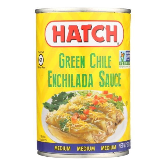 Hatch Chili Hatch Green Chile Enchilada Sauce, Enchilada Sauce, Case Of 12, 15 Fl Oz.