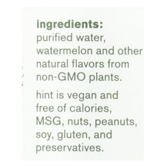 Hint Watermelon Water, Watermelon, Case Of 12, 16 Fl Oz. - Image 3