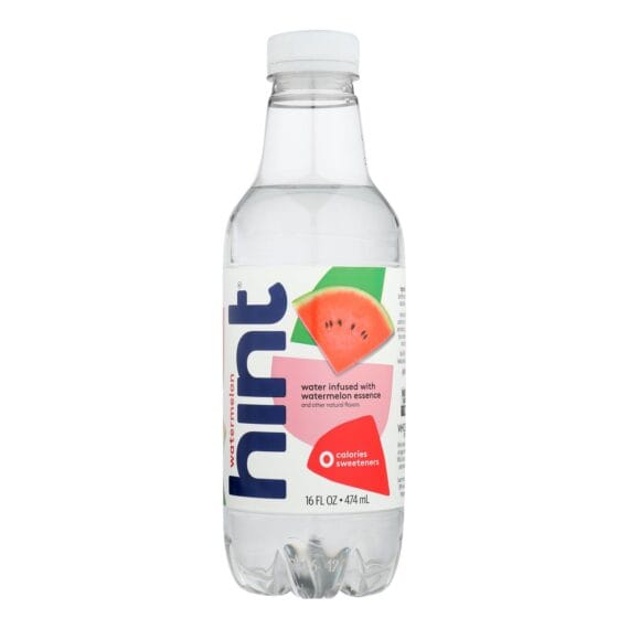 Hint Watermelon Water, Watermelon, Case Of 12, 16 Fl Oz.