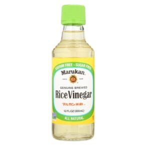 Marukan Rice Vinegar, Genuine Brewed, Case Of 6, 12 Fl Oz.