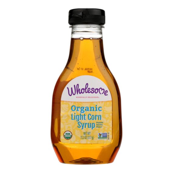 Wholesome Sweeteners Light Corn Syrup, Liquid Sweetener, Case Of 6, 11.2 Oz.