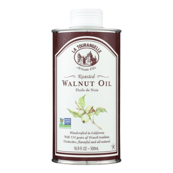 La Tourangelle Roasted Walnut Oil, Case Of 6, 500 Ml