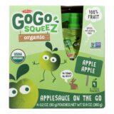 Gogo Squeeze Sauce, Apple, Case Of 12, 3.2 Oz.