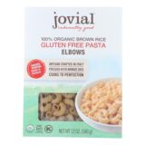 Jovial, Gluten Free Brown Rice Pasta, Elbow, Case Of 12, 12 Oz.