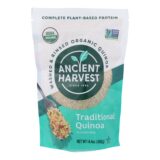 Ancient Harvest Quinoa, Organic, Traditional, Whole Grain, Gluten Free, Case Of 12, 14.4 Oz