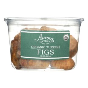 Aurora Natural Products, Organic Turkish Figs, Case Of 12, 10 Oz.