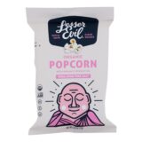 Lesser Evil Organic Air Popped Popcorn, Himalayan Pink, Case Of 12, 8/.46 Oz