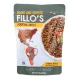 Fillo's Beans, Peruvian Lentils, Case Of 6, 10 Oz.