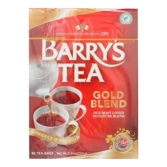 Barry's Tea, Irish Tea, Gold Blend, Case Of 6, 80 Bags