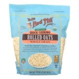 Bob's Red Mill, Oats, Organic Quick Cooking Rolled Oats, Whole Grain, Case Of 4, 32 Oz.