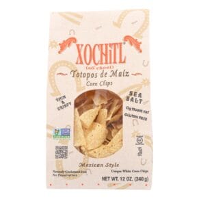 Xochitl Corn Chips, White Corn, Case Of 10, 12 Oz.