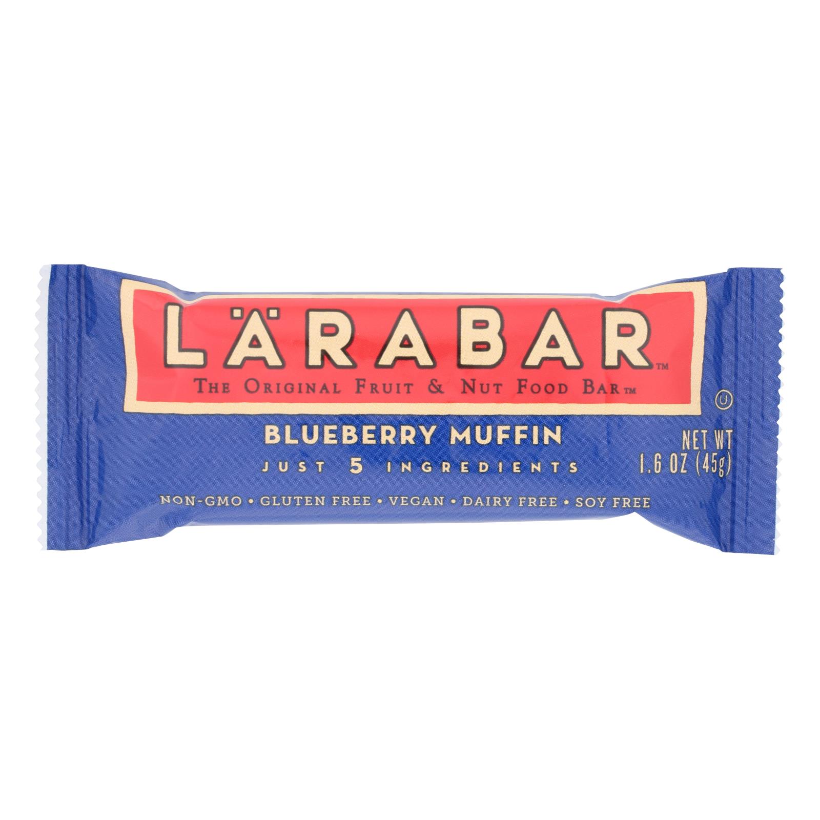Larabar, Blueberry Muffin, Case Of 16, 1.6 Oz